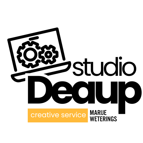 Logo van Studio Deaup – Creative Service door Marije Weterings