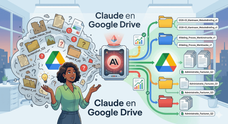 Claude en Google Drive. Slimmer sorteren.