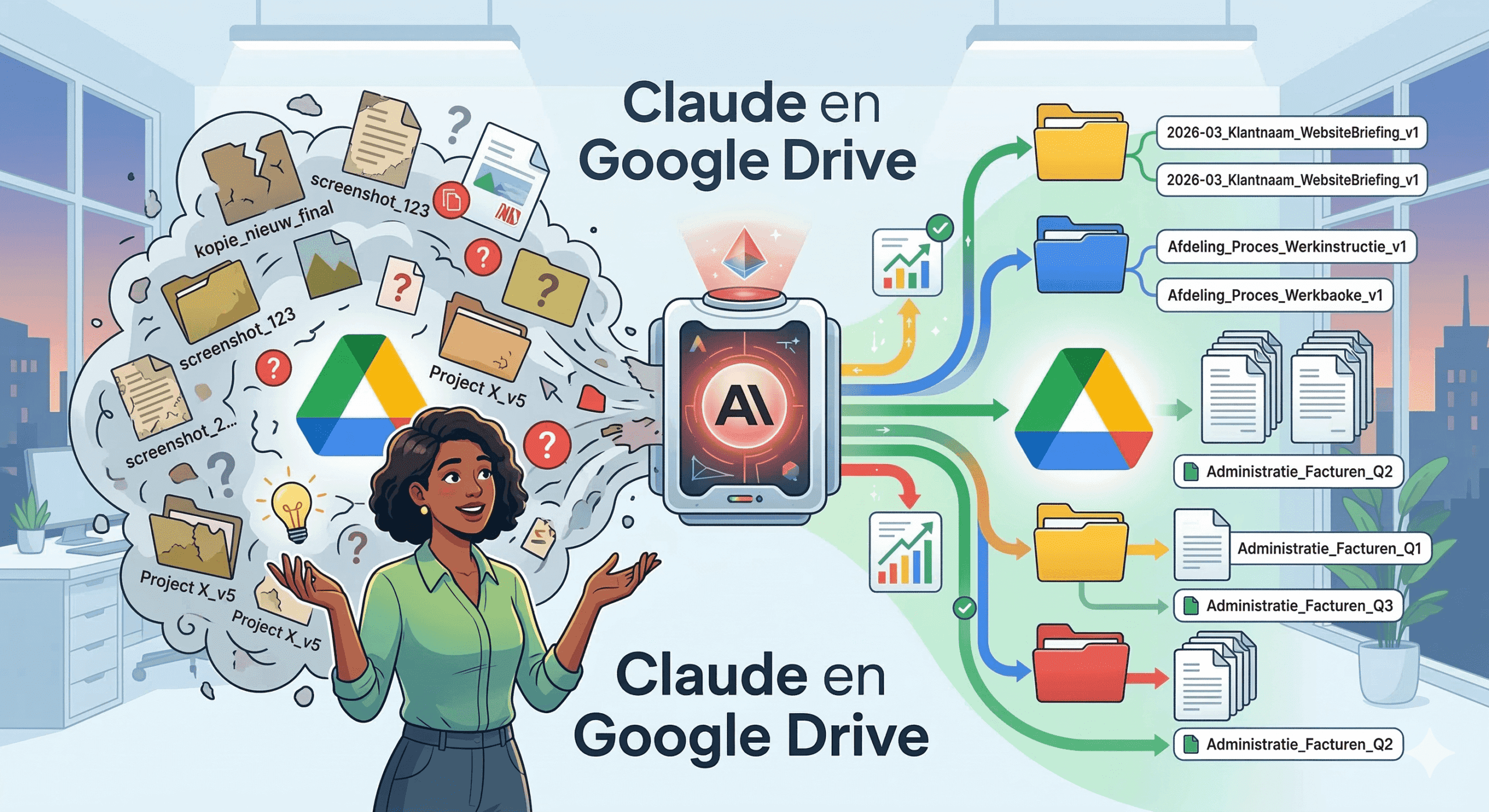 Claude en Google Drive integratie voor documentbeheer