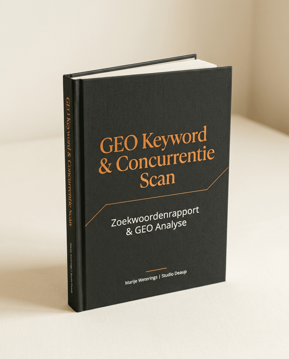 Productafbeelding GEO Keyword en Concurrentie Scan — zoekwoordenonderzoek en GEO-analyse voor ondernemers in Enschede